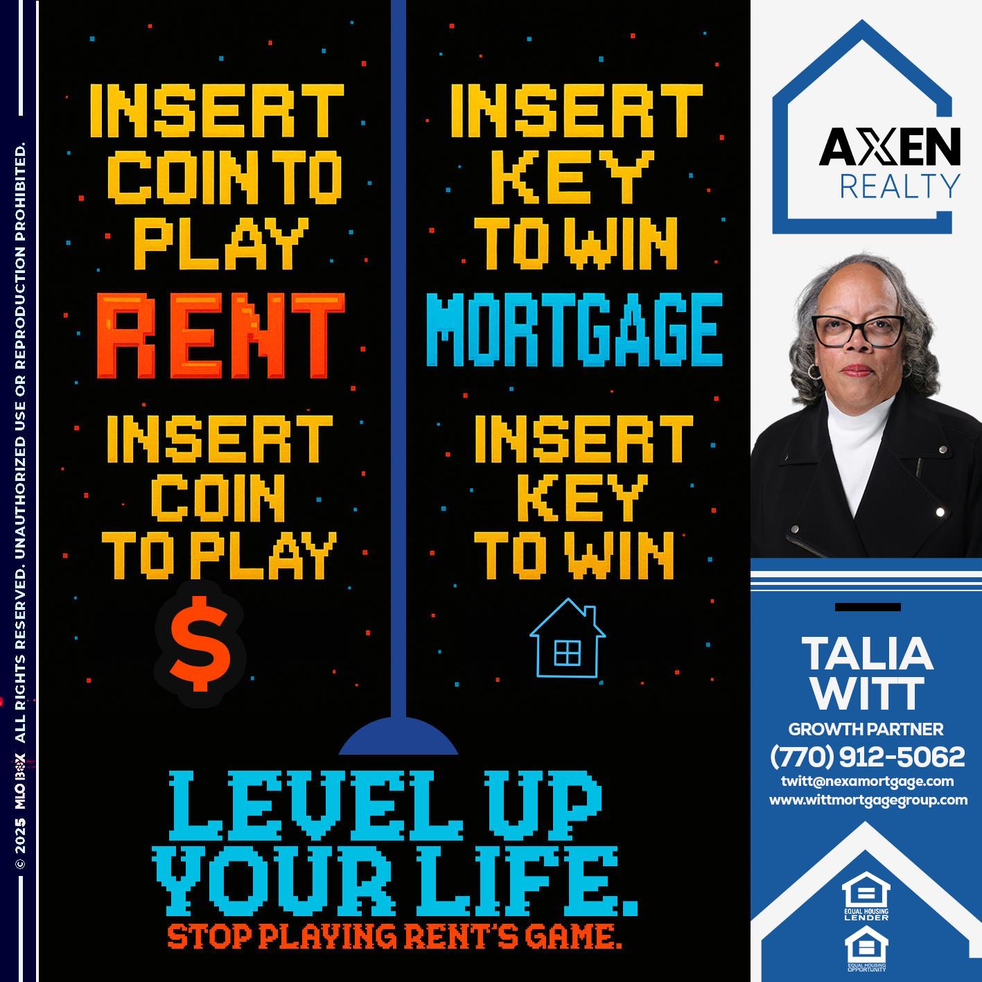 INSERT COIN - Talia Witt -Sr Loan Consultant