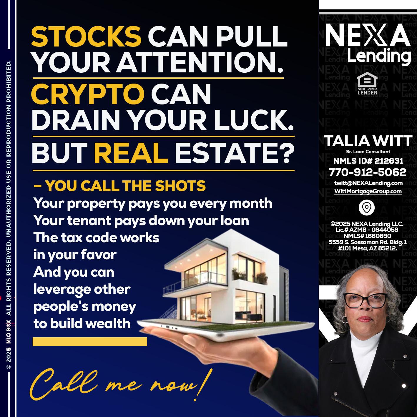 STOCK YOUR - Talia Witt -Sr Loan Consultant