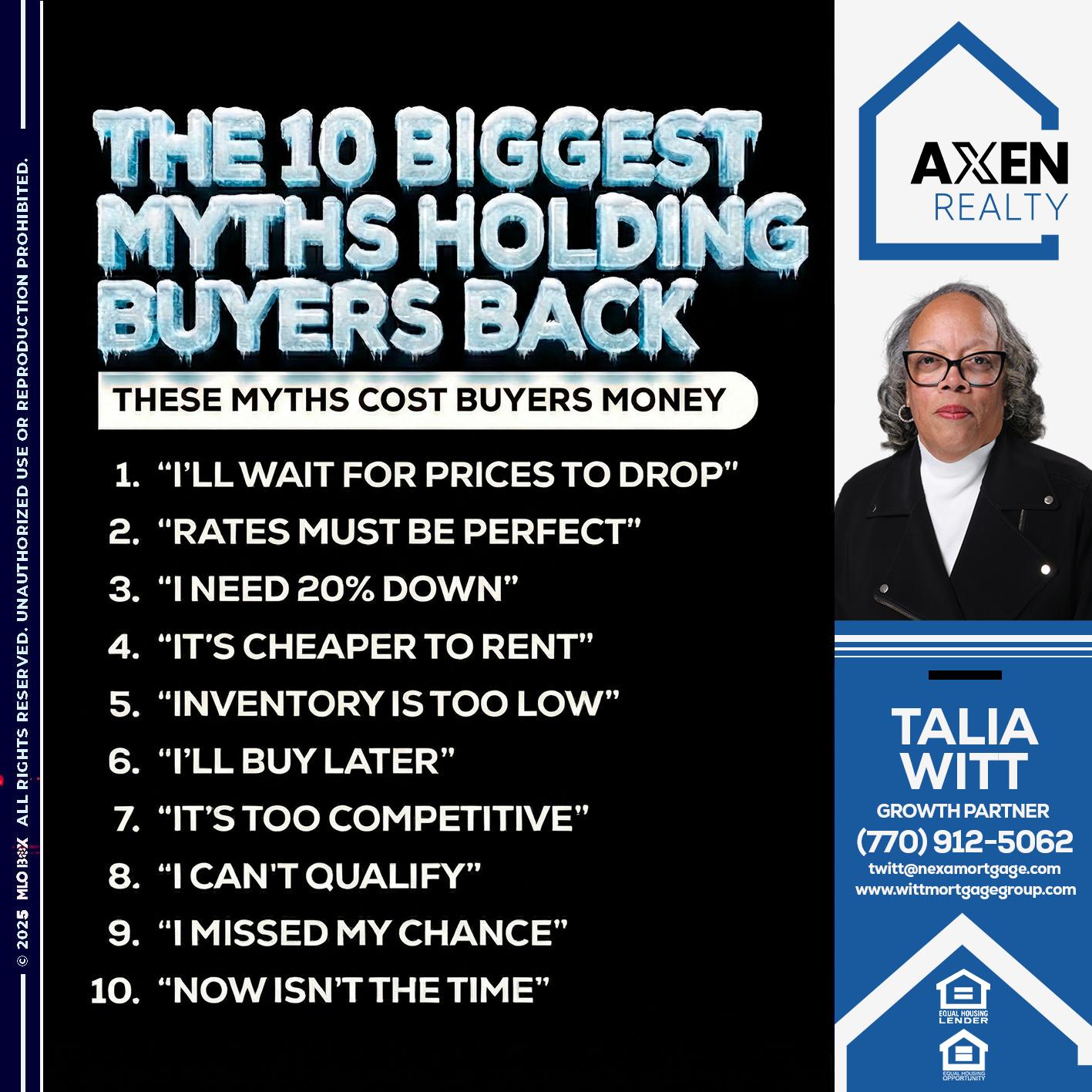 the 10 biggest - Talia Witt -Sr Loan Consultant