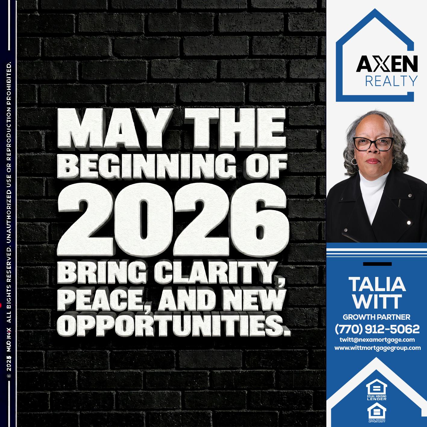MAY THE - Talia Witt -Sr Loan Consultant