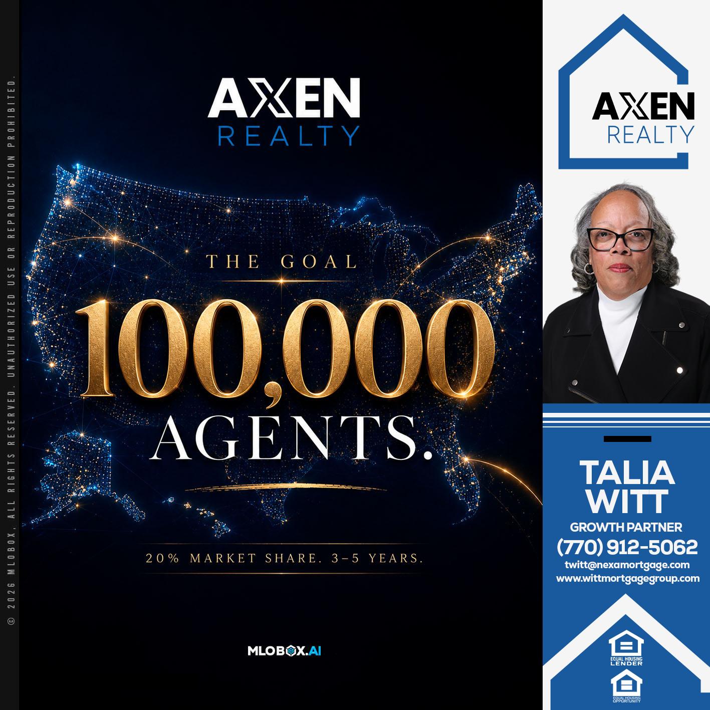100,000 AGENTS - Talia Witt -Sr Loan Consultant